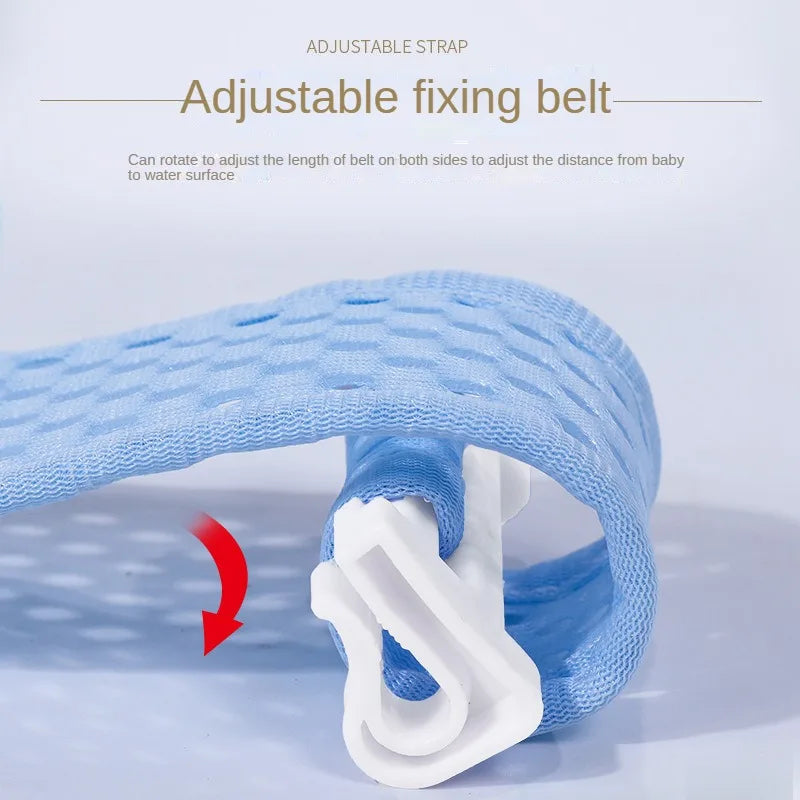 Portable Baby Bathtub Pad Ajustable Bath Tub Shower Cushion Newborn Support Seat Mat Foldable Baby Bath Seat Floating Water Pad