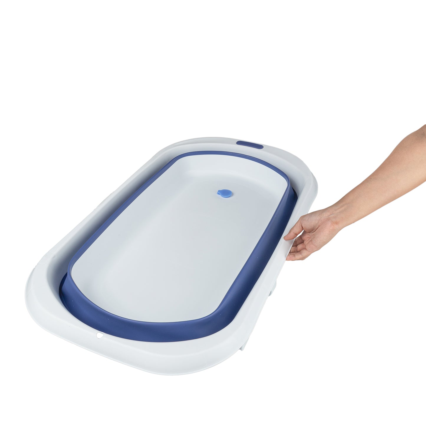 Foldable Baby Bathtub Household Hotel Ajustable Portable Newborn Baby Swimming Tub Anti-Slip Bottom Bath Bucket For Baby Shower