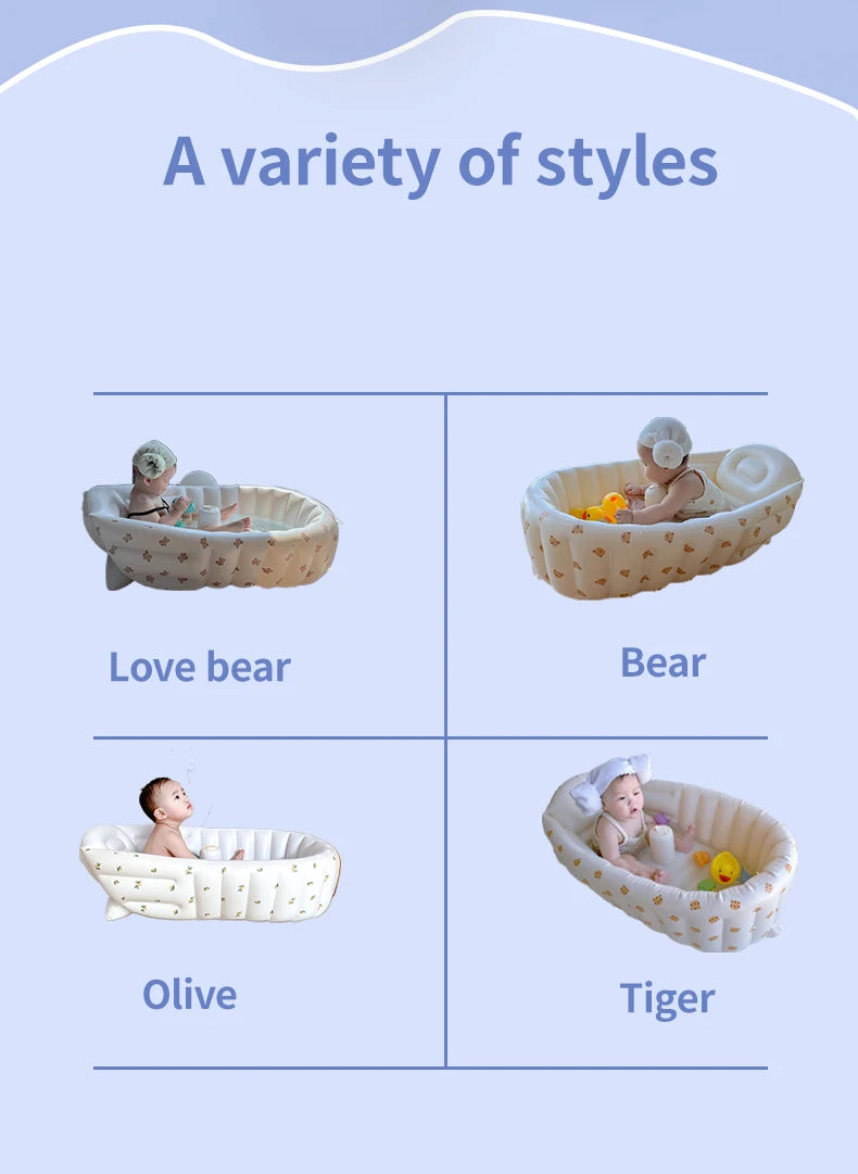 Animal Baby Swimming Bathtub Children's Portable Outdoor Inflatable Pool Children's Bathtub Newborn Swimming Pool
