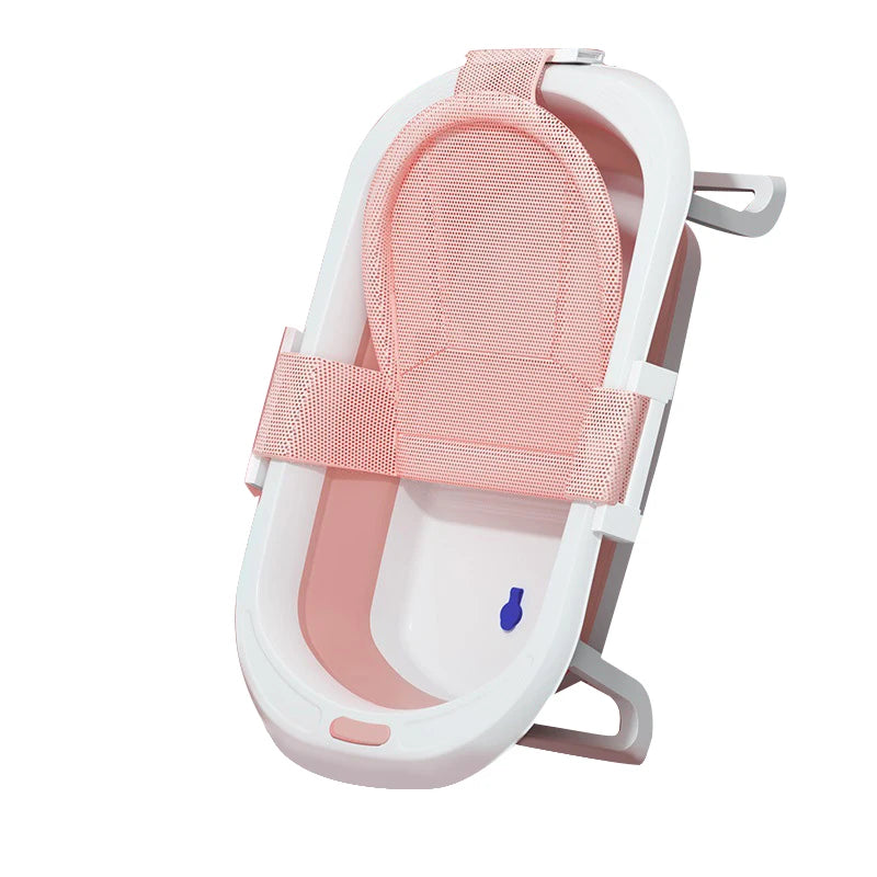 Foldable Baby Bathtub Household Hotel Ajustable Portable Newborn Baby Swimming Tub Anti-Slip Bottom Bath Bucket For Baby Shower