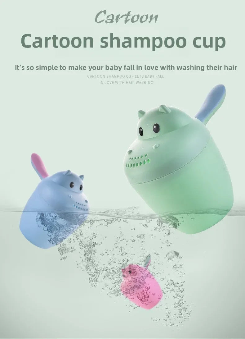 Baby Shampoo Rinser Durable Kids Shampoo Rinse Cup Bath Shower Washing Head Children Bathing Baby Shower Spoons