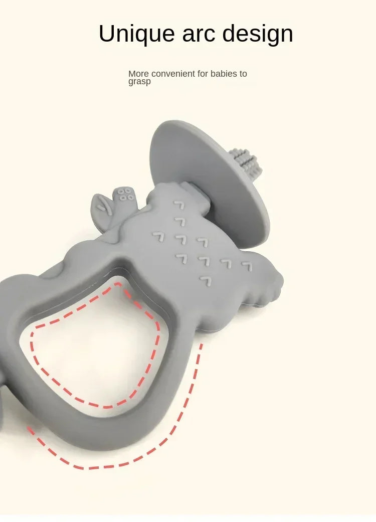 Animal Koala Safe Toddle Teether Chew Toy Teething Ring Infant Baby Silicone Training Toothbrush BPA Free Rodent Baby Accessorie